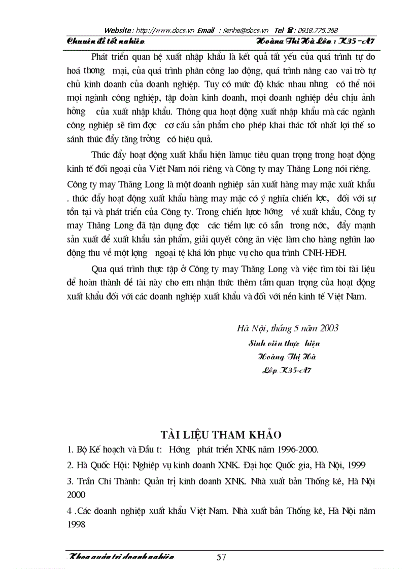 image for page Một số giải pháp nhằm thúc đẩy hoạt động xuất khẩu hàng may mặc ở công ty may Thăng Long