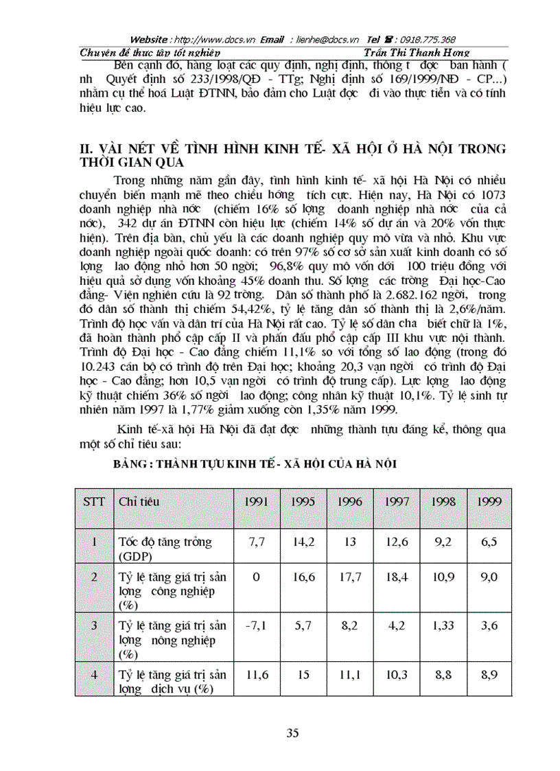image for page Một số giải pháp chủ yếu nhằm nâng cao khả năng huy động và sử dụng có hiệu quả nguồn vốn đầu tư trực tiếp nước ngoài tại Hà Nội giai đoạn 2001 2010