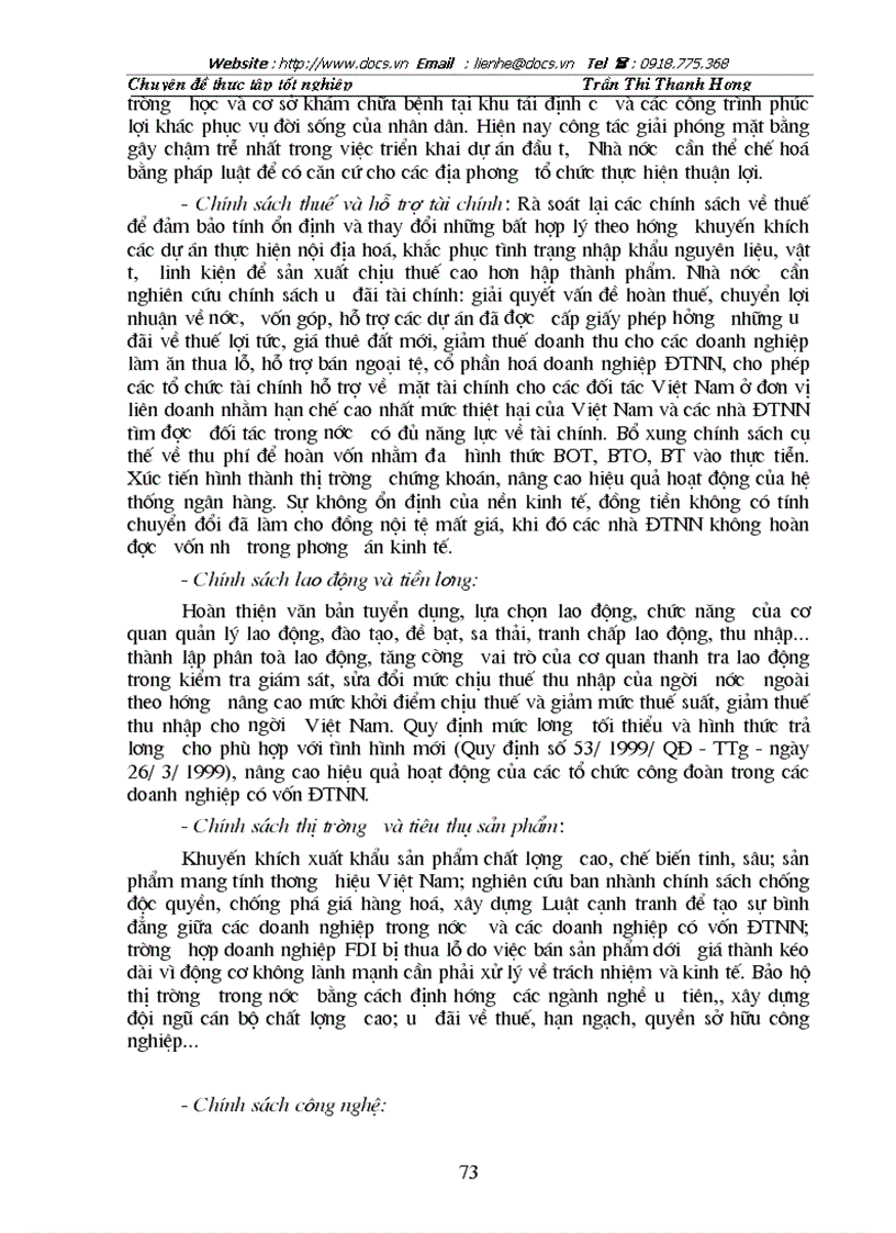 image for page Một số giải pháp chủ yếu nhằm nâng cao khả năng huy động và sử dụng có hiệu quả nguồn vốn đầu tư trực tiếp nước ngoài tại Hà Nội giai đoạn 2001 2010