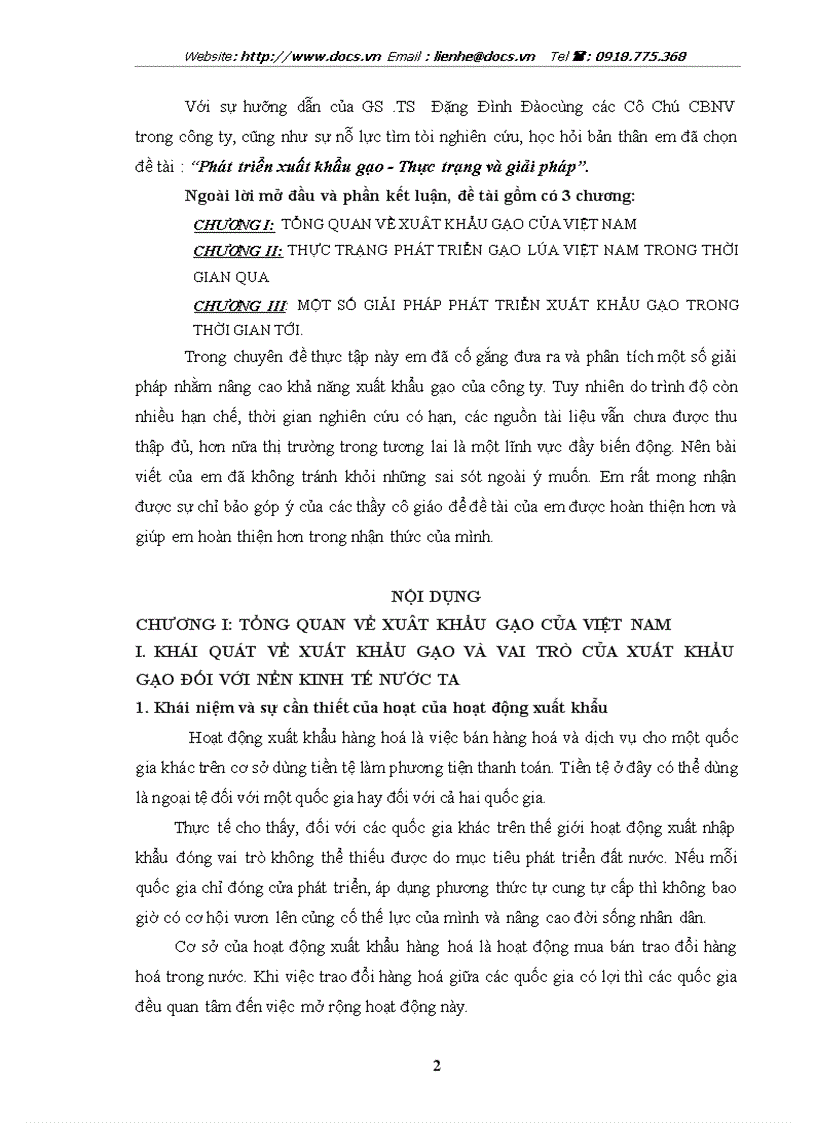 image for page Phát triển xuất khẩu gạo Thực trạng và giải pháp