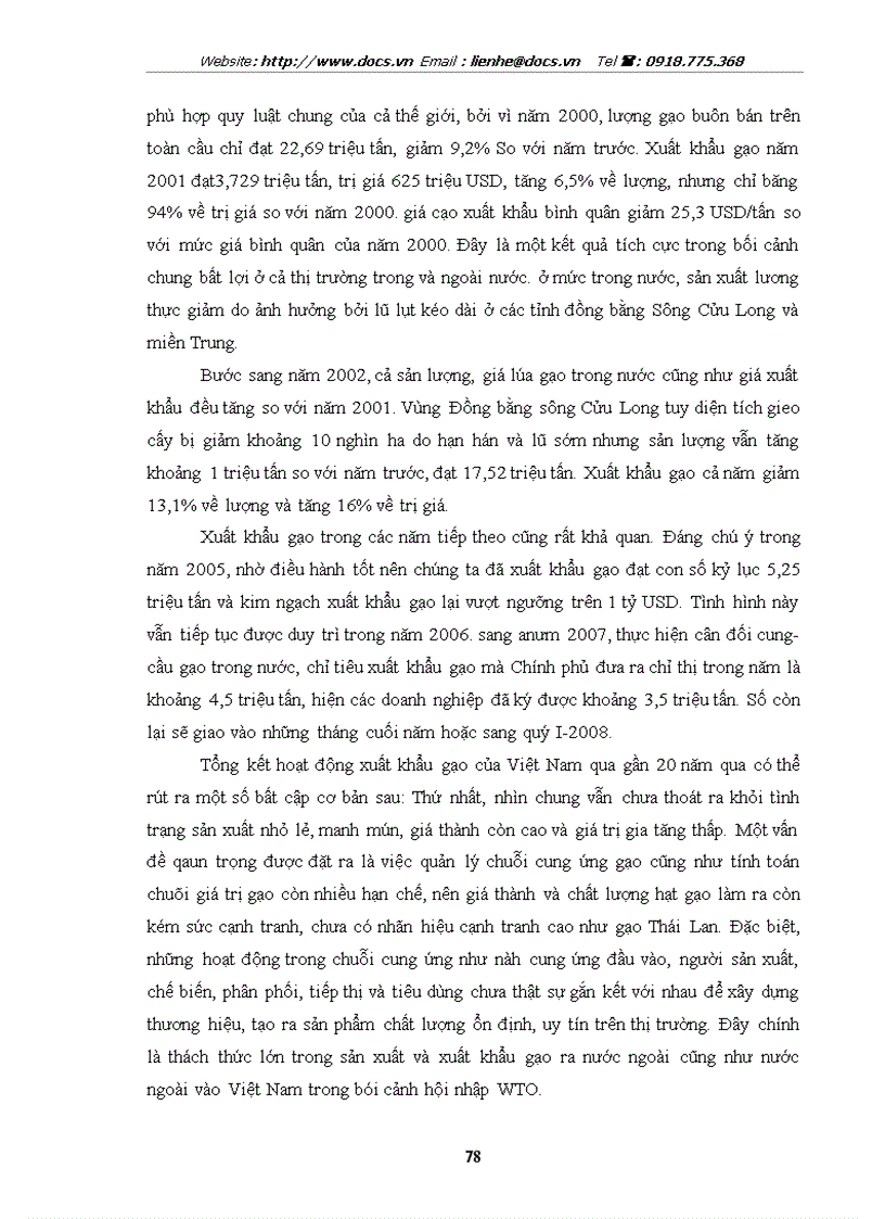 image for page Phát triển xuất khẩu gạo Thực trạng và giải pháp