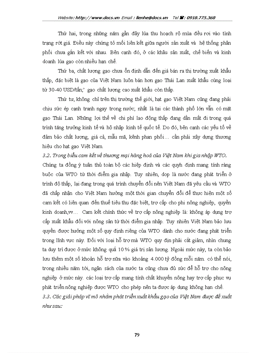 image for page Phát triển xuất khẩu gạo Thực trạng và giải pháp