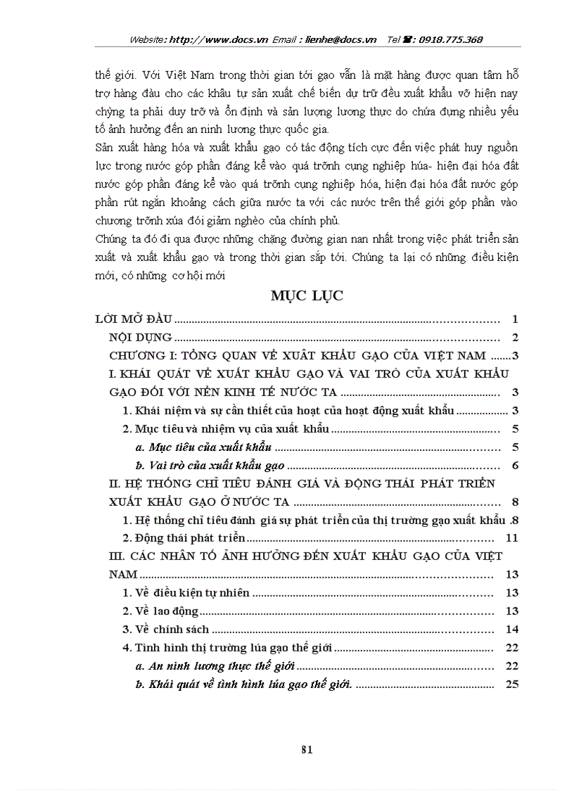 image for page Phát triển xuất khẩu gạo Thực trạng và giải pháp