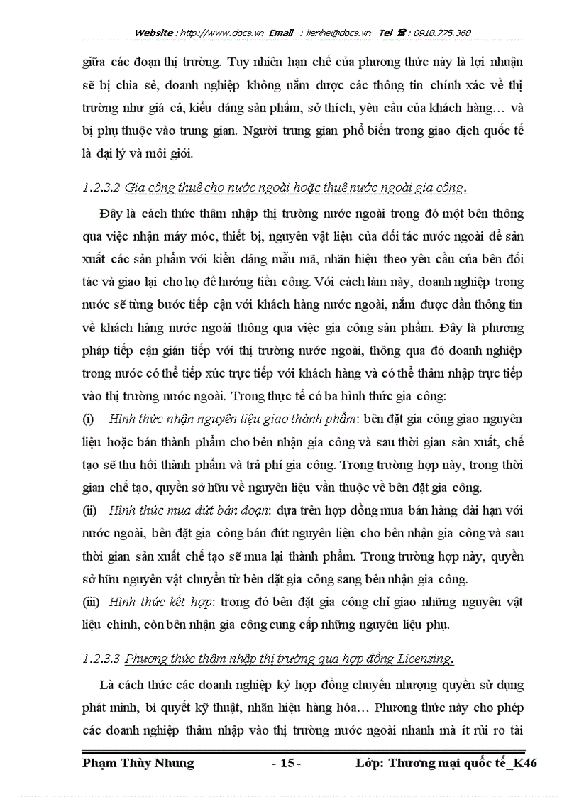 image for page Phát triển và mở rộng thị trường xuất khẩu của công ty TNHH một thành viên giầy Thượng Đình