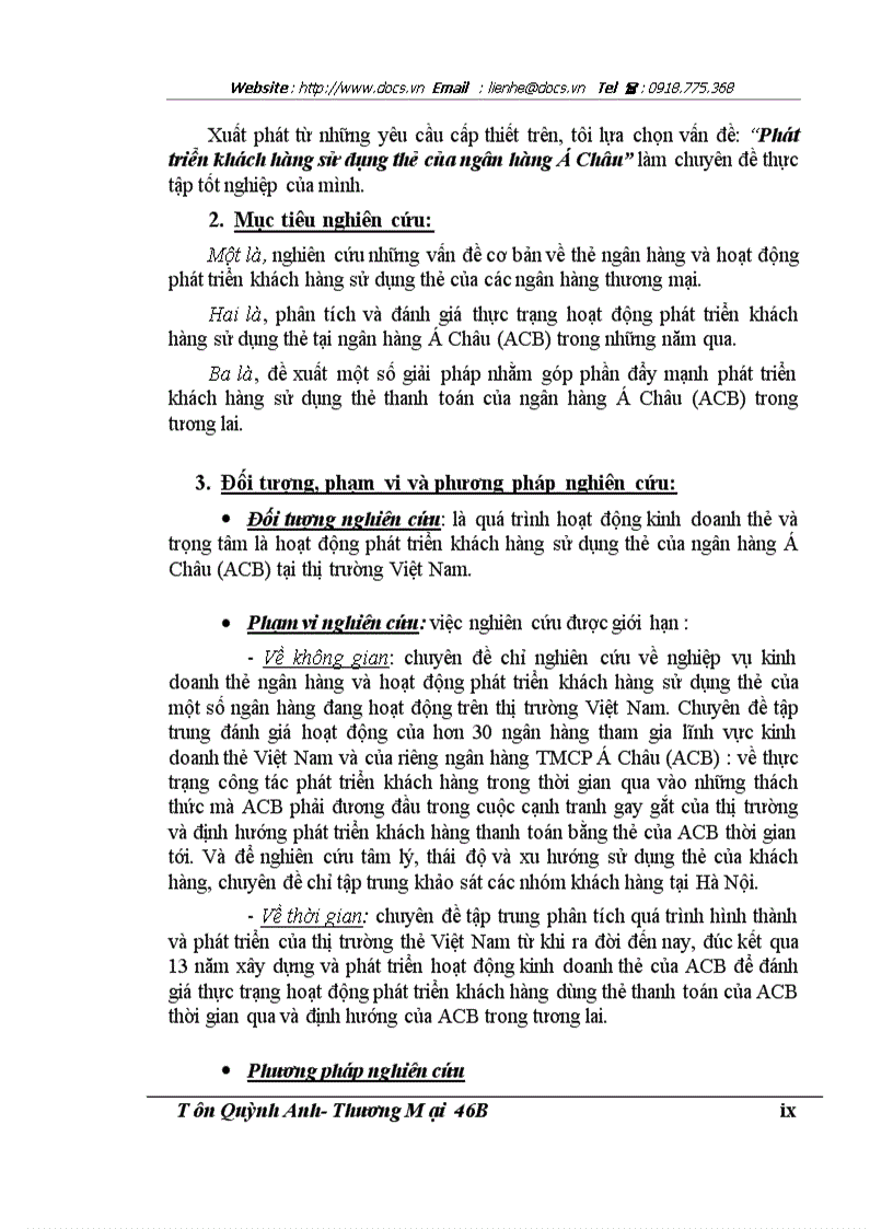 image for page Phát triển khách hàng sử dụng thẻ của ngân hàng Á Châu