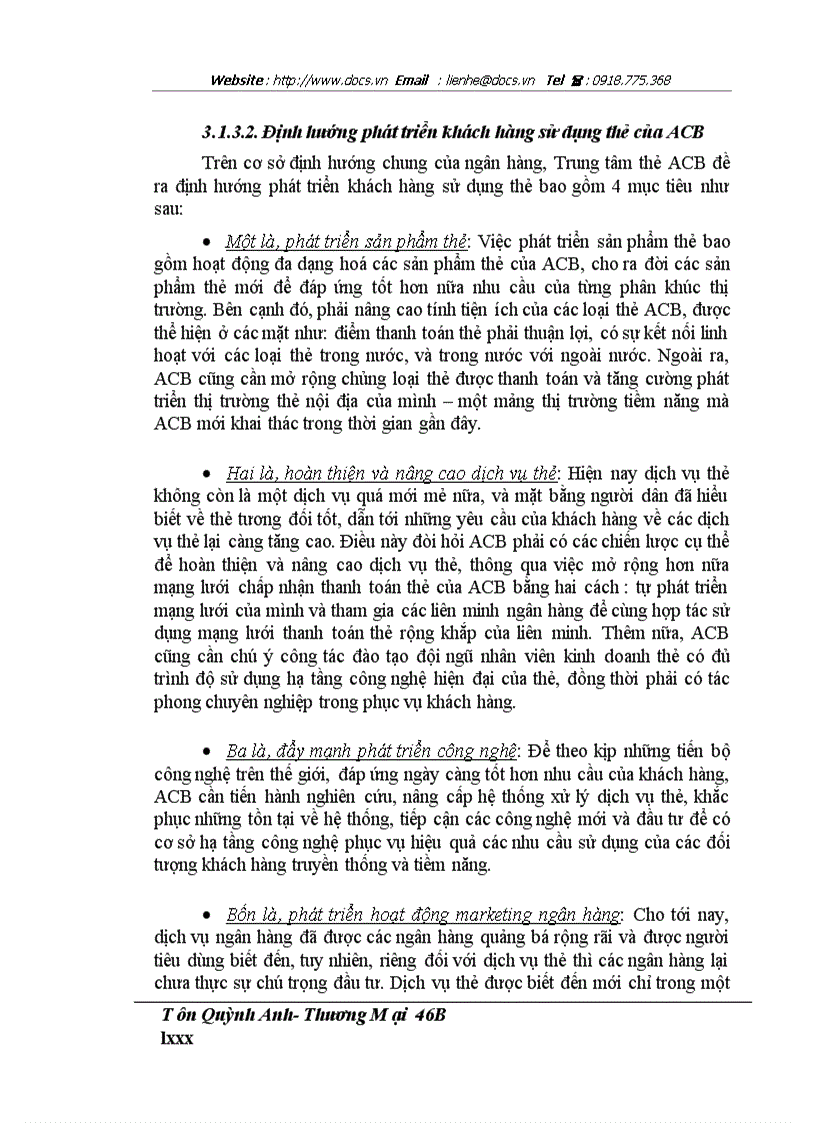 image for page Phát triển khách hàng sử dụng thẻ của ngân hàng Á Châu