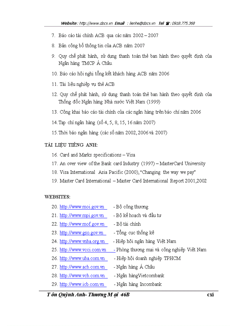 image for page Phát triển khách hàng sử dụng thẻ của ngân hàng Á Châu