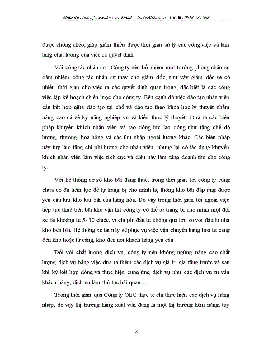 image for page Nâng cao hiệu quả kinh doanh giao nhận vận tải của công ty OEC trong bối cảnh hội nhập quốc tế