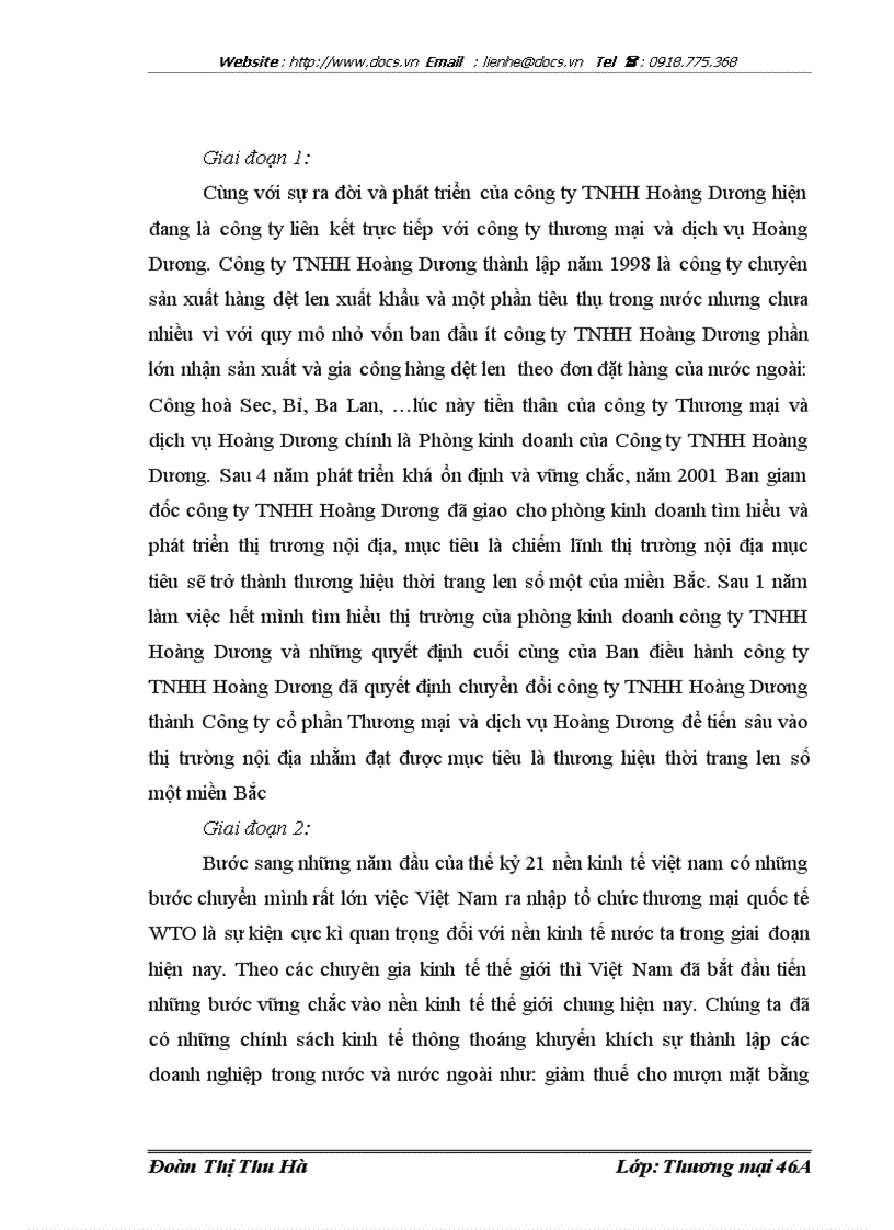 image for page Phát triển hệ thống đại lý trong hoạt động kinh doanh của Công ty Cổ phần thương mại và dịch vụ Hoàng Dương