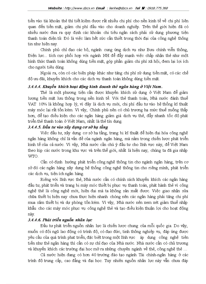 image for page Phát triển dịch vụ thanh toán sử dụng thẻ tại các Ngân hàng thương mại Việt Nam trong điều kiện hội nhập kinh tế quốc tế