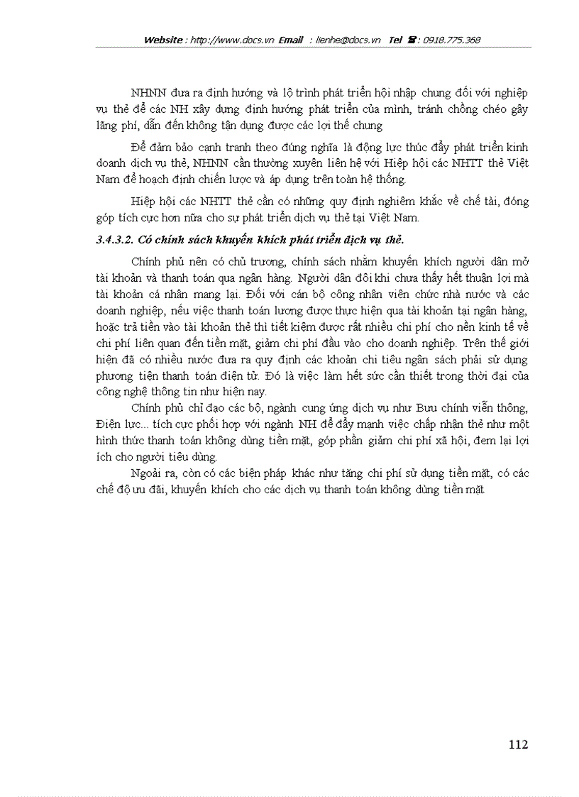 image for page Phát triển dịch vụ thanh toán sử dụng thẻ tại các Ngân hàng thương mại Việt Nam trong điều kiện hội nhập kinh tế quốc tế