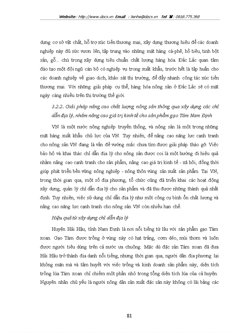 image for page Thúc đẩy xuất khẩu hàng nông sản của các địa phương và Thành phố thực trạng và giải pháp