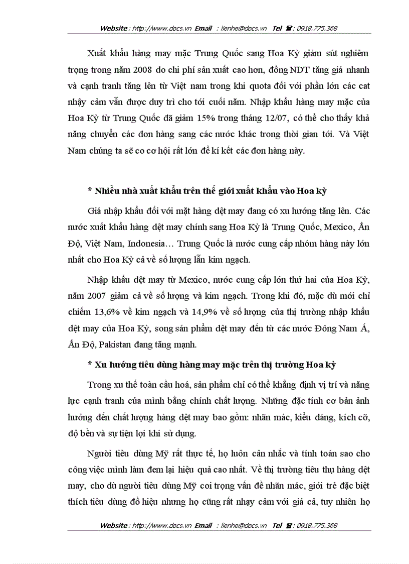 image for page Đẩy mạnh xuất khẩu Của Công ty CP May 10 sang thị trường Mỹ