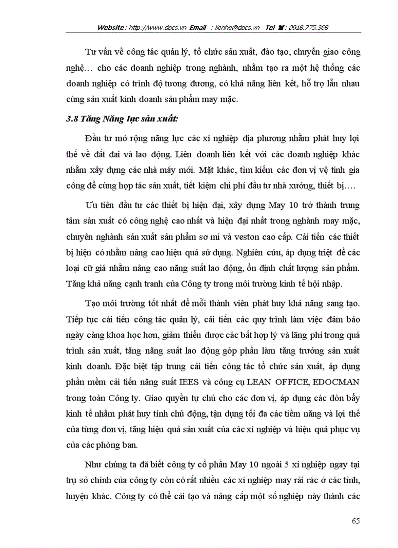 image for page Đẩy mạnh xuất khẩu Của Công ty CP May 10 sang thị trường Mỹ