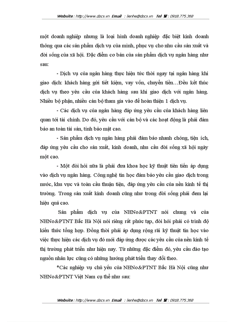 image for page Cải tiến công tác đào tạo và phát triển nguồn nhân lực ở ngân hàng NHNo PTNT AgriBank Bắc Hà Nội