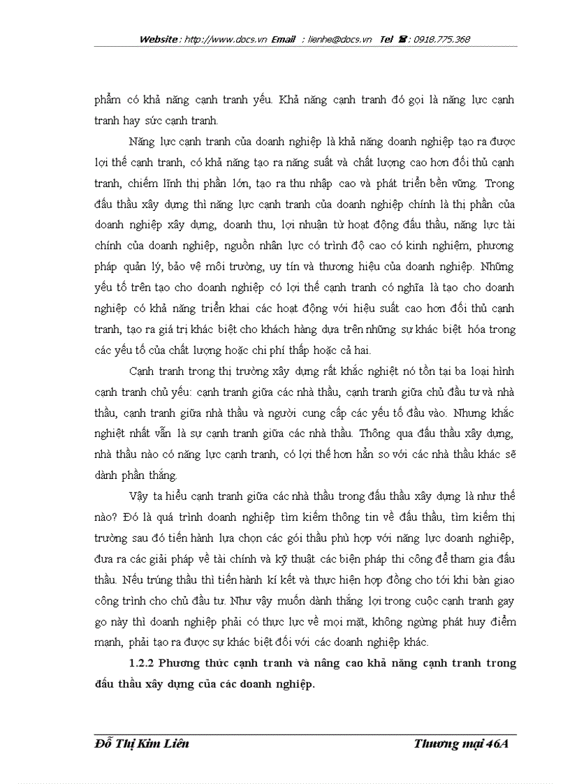 image for page Nâng cao khả năng cạnh tranh trong đấu thầu xây dựng của công ty cổ phần tư vấn thiết kế công nghệ xây dựng