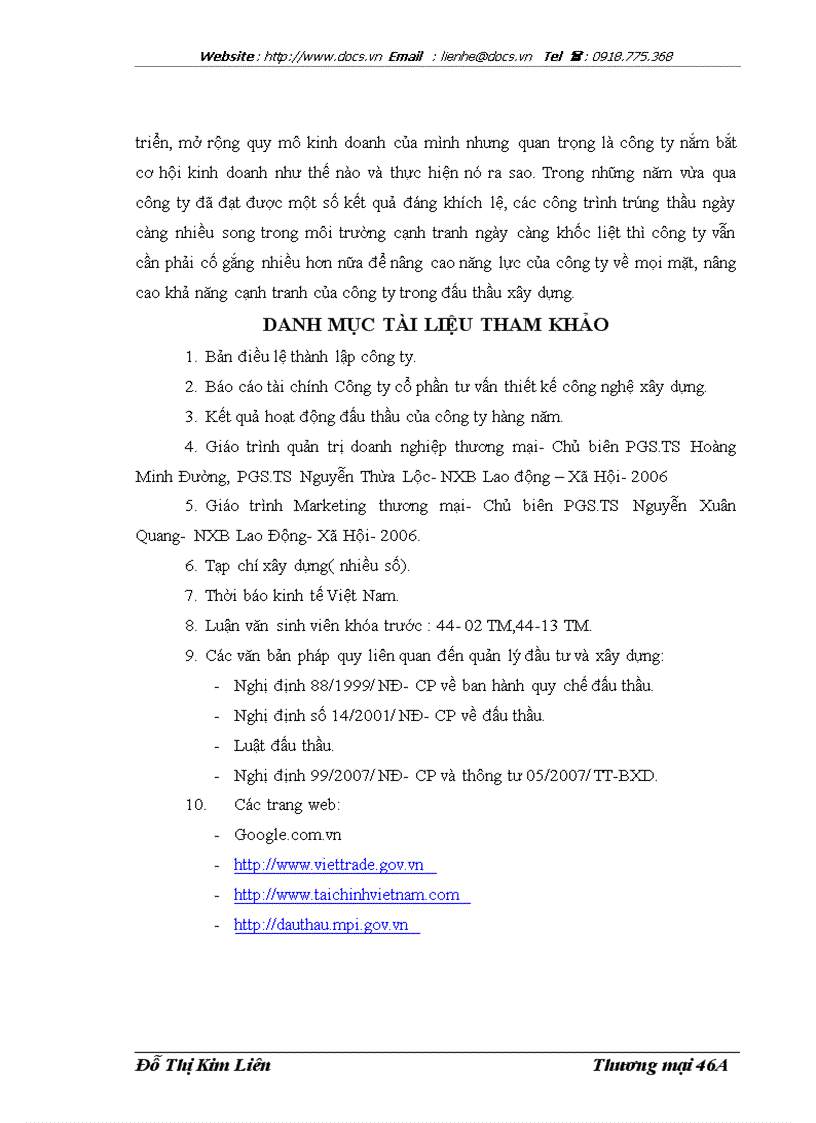 image for page Nâng cao khả năng cạnh tranh trong đấu thầu xây dựng của công ty cổ phần tư vấn thiết kế công nghệ xây dựng