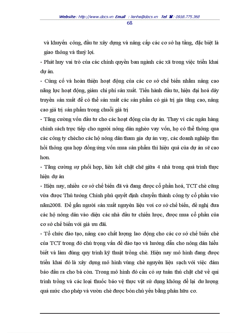 image for page Giải pháp đảm bảo nguồn nguyên liệu ở TCT chè Việt Nam Công ty mẹ