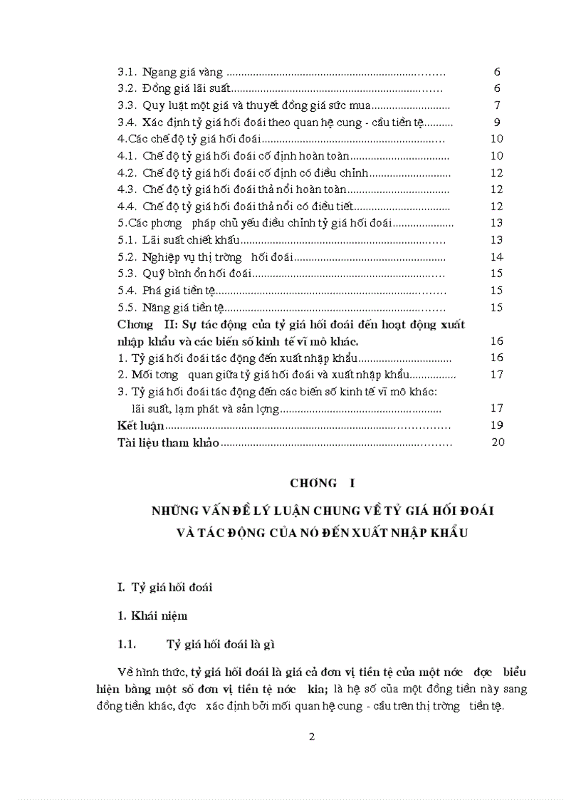 image for page Sự tác động của tỷ giá hối đoái đến hoạt động xuất nhập khẩu và các biến số kinh tế vĩ mô