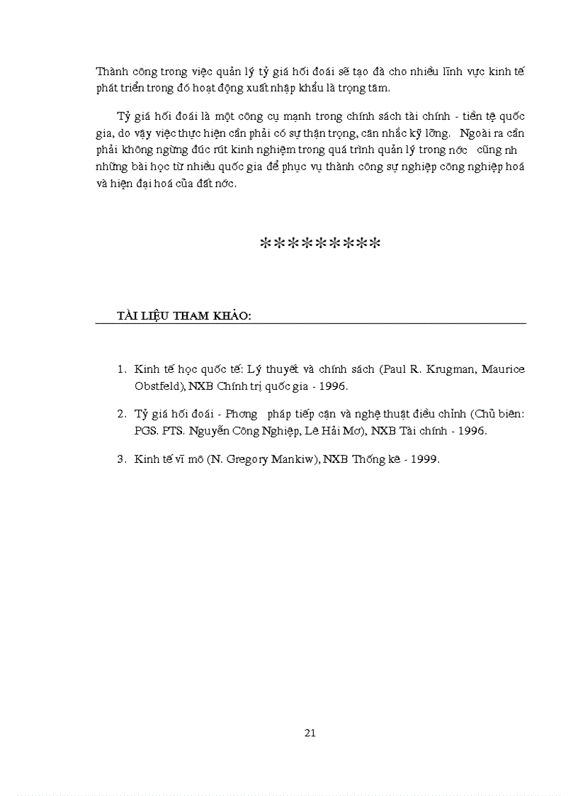 image for page Sự tác động của tỷ giá hối đoái đến hoạt động xuất nhập khẩu và các biến số kinh tế vĩ mô