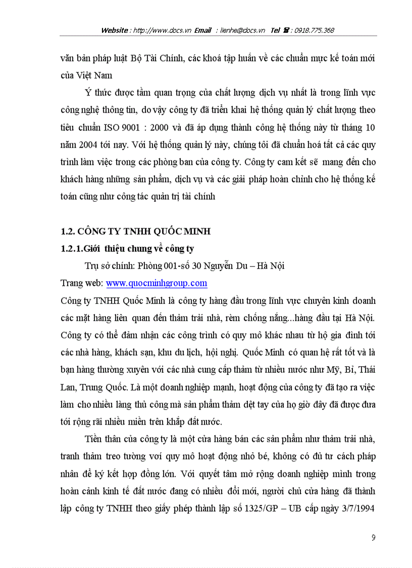 image for page Xây dựng phần mềm quản lý kho tại công ty TNHH Quốc Minh