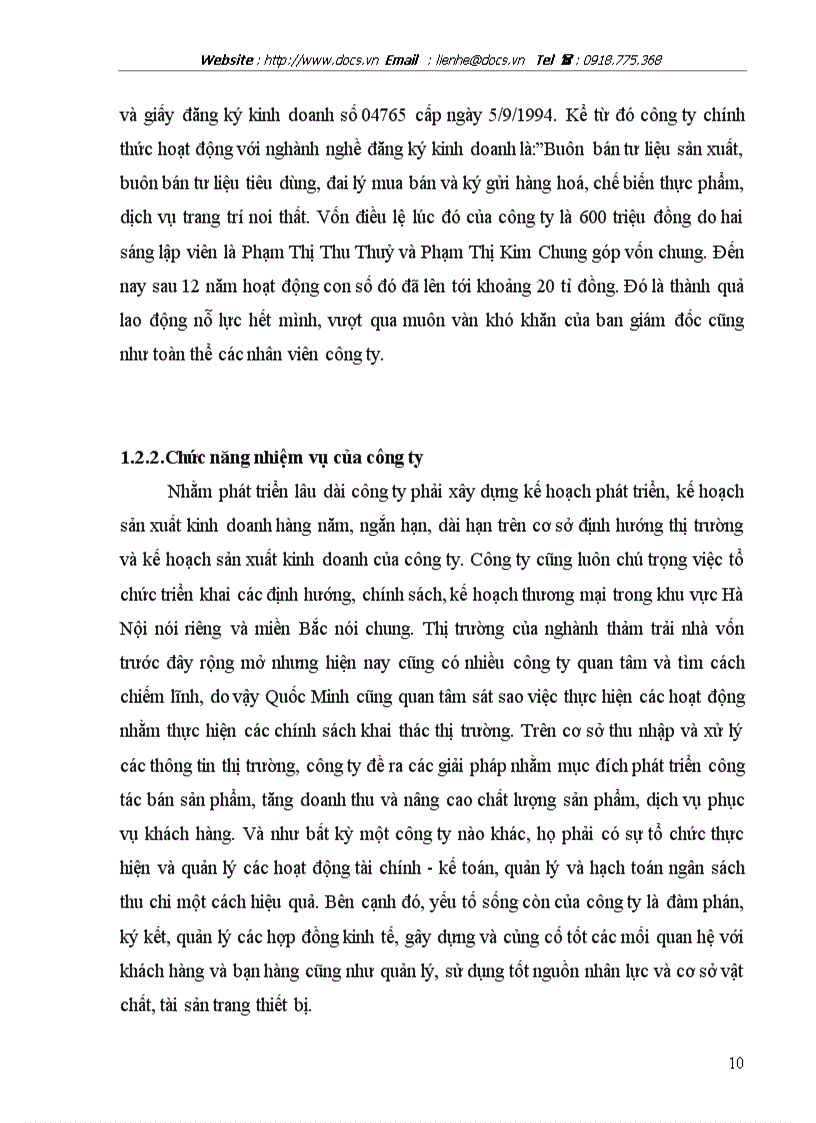 image for page Xây dựng phần mềm quản lý kho tại công ty TNHH Quốc Minh