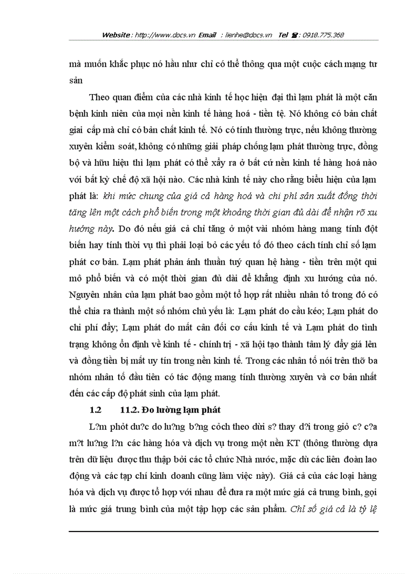 image for page Phân tích tác động của nhân tố cơ bản tới lạm phát ở VN