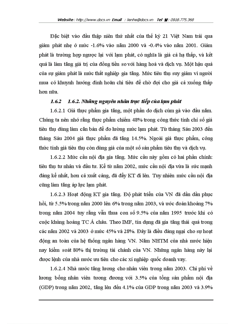 image for page Phân tích tác động của nhân tố cơ bản tới lạm phát ở VN