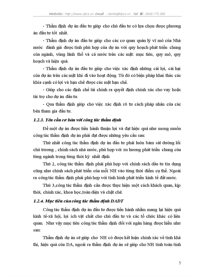 image for page Thực trạng và giải pháp nâng cao chất lượng công tác thẩm định dự án đầu tư tại Sở Giao dịch ngânhàng NHTMCP Ngoại Thương VietcomBank VN