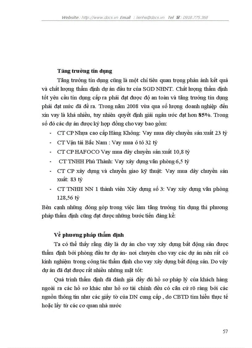 image for page Thực trạng và giải pháp nâng cao chất lượng công tác thẩm định dự án đầu tư tại Sở Giao dịch ngânhàng NHTMCP Ngoại Thương VietcomBank VN