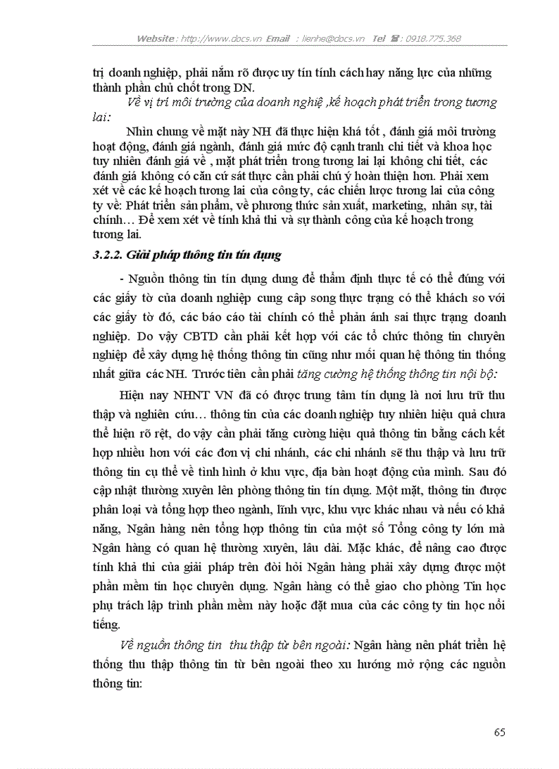 image for page Thực trạng và giải pháp nâng cao chất lượng công tác thẩm định dự án đầu tư tại Sở Giao dịch ngânhàng NHTMCP Ngoại Thương VietcomBank VN