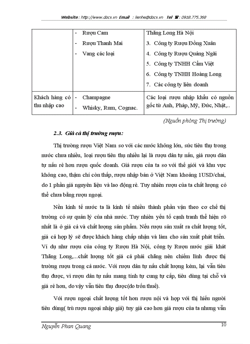 image for page Thực trạng hệ thống kênh phân phối của công ty rượu Hà Nội và một số giải pháp hoàn thiện trong thời gian tới