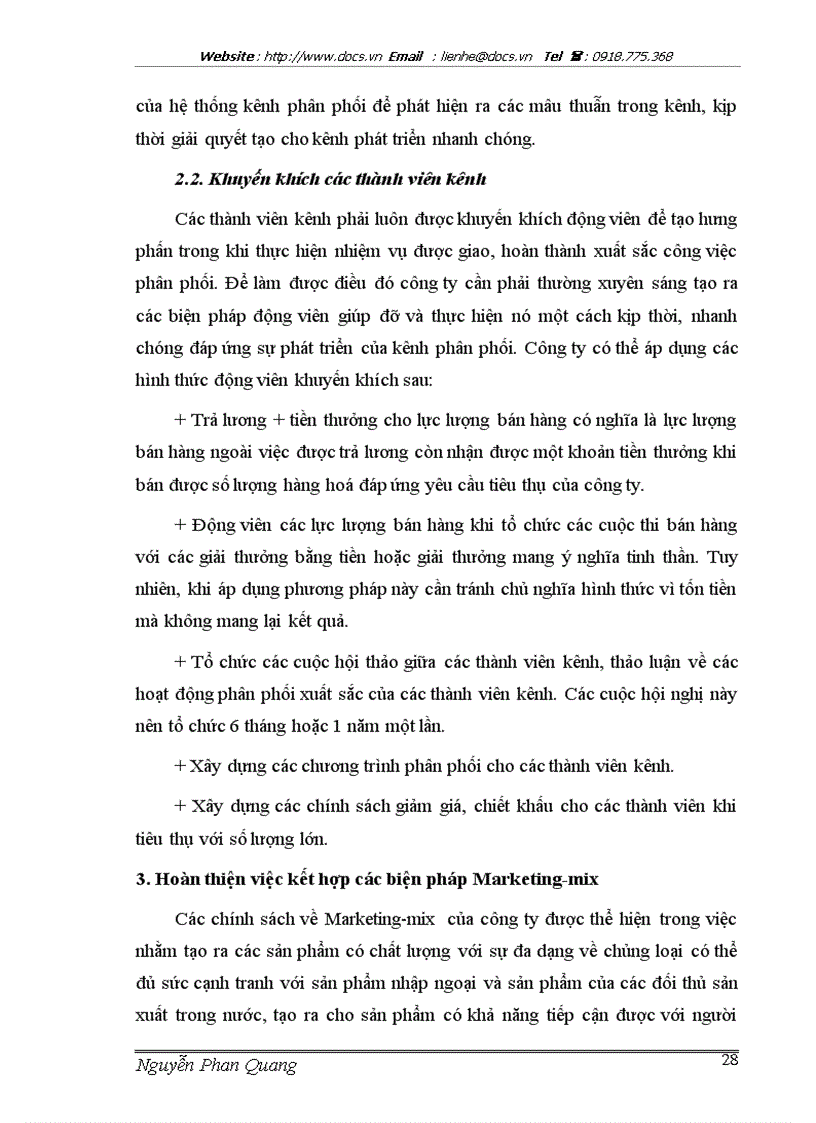 image for page Thực trạng hệ thống kênh phân phối của công ty rượu Hà Nội và một số giải pháp hoàn thiện trong thời gian tới