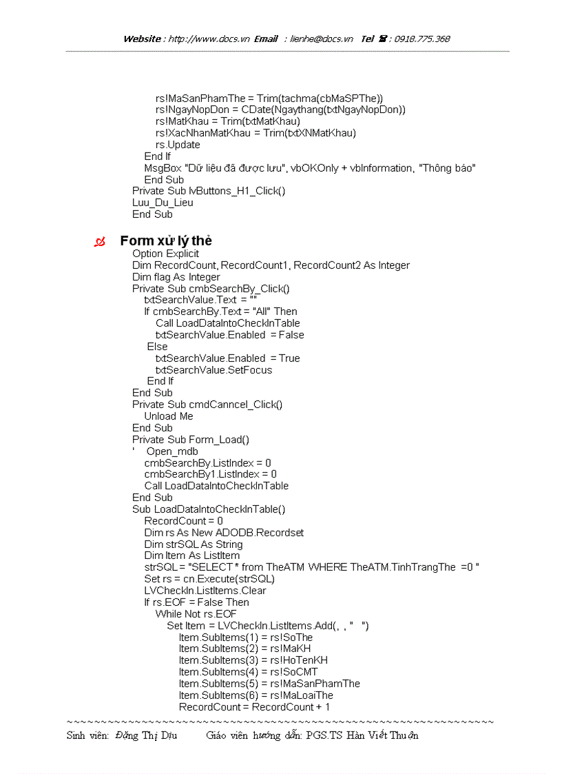 image for page Xây dựng hệ thống thông tin quản lý thẻ ATM tại Ngân hàng Đông Á chi nhánh Hà Nội