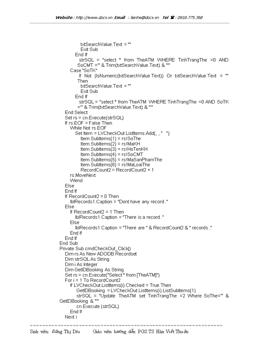 image for page Xây dựng hệ thống thông tin quản lý thẻ ATM tại Ngân hàng Đông Á chi nhánh Hà Nội