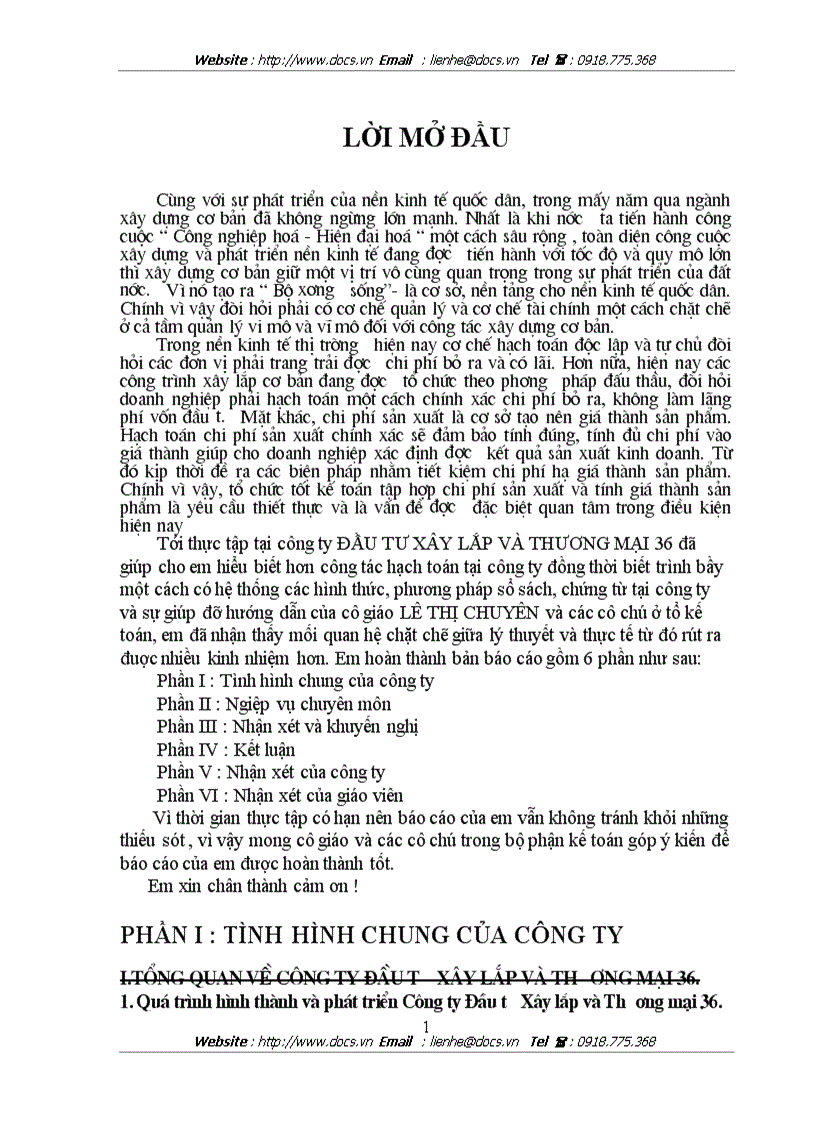 image for page Kế toán tổng hợp tại Công ty đầu tư xây lắp và thương mại 36