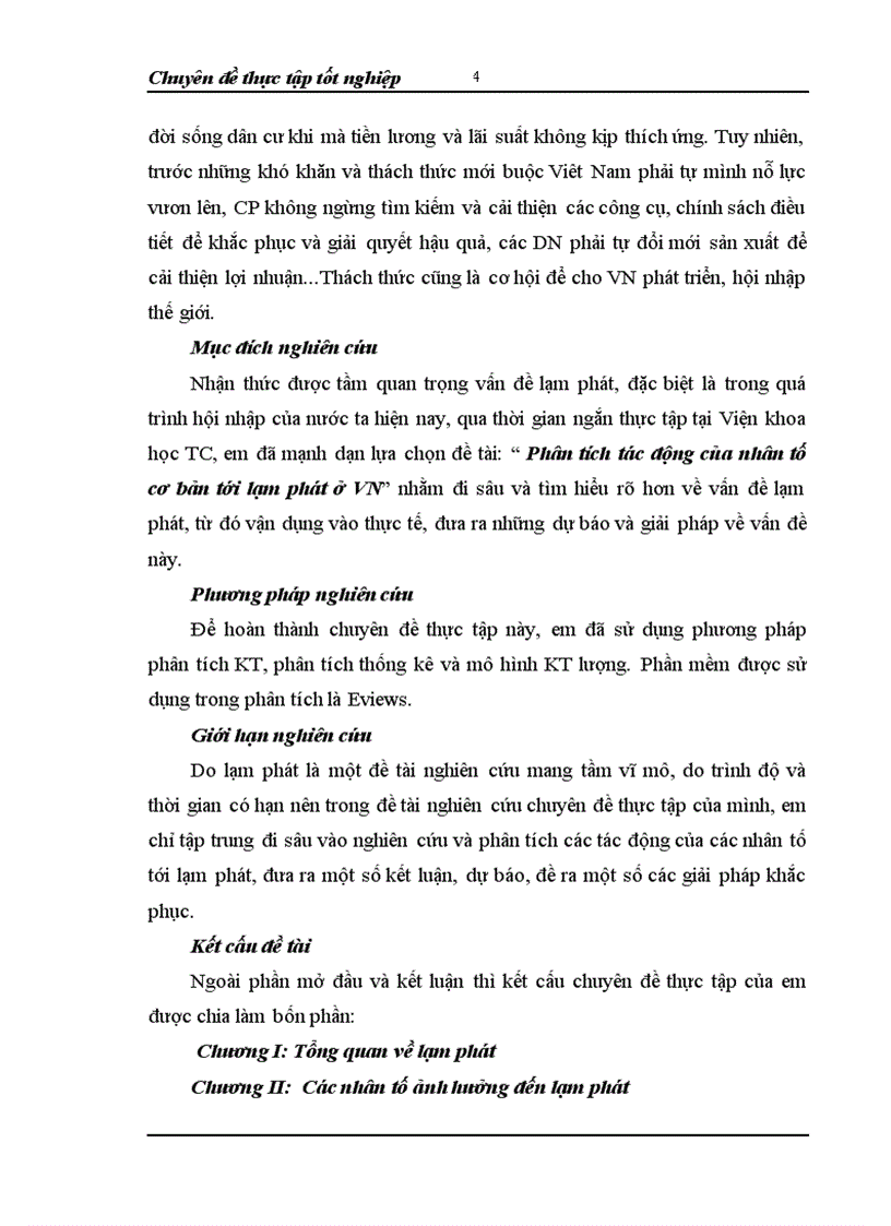 image for page Phân tích tác động của nhân tố cơ bản tới lạm phát ở VN