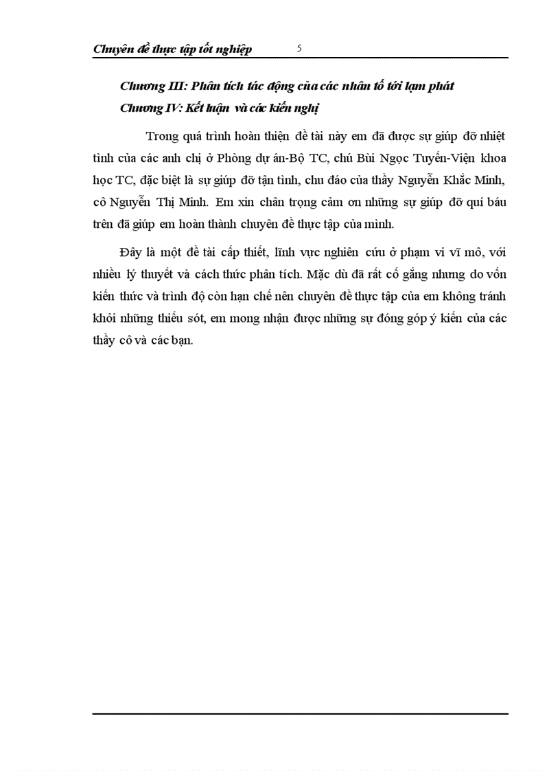 image for page Phân tích tác động của nhân tố cơ bản tới lạm phát ở VN