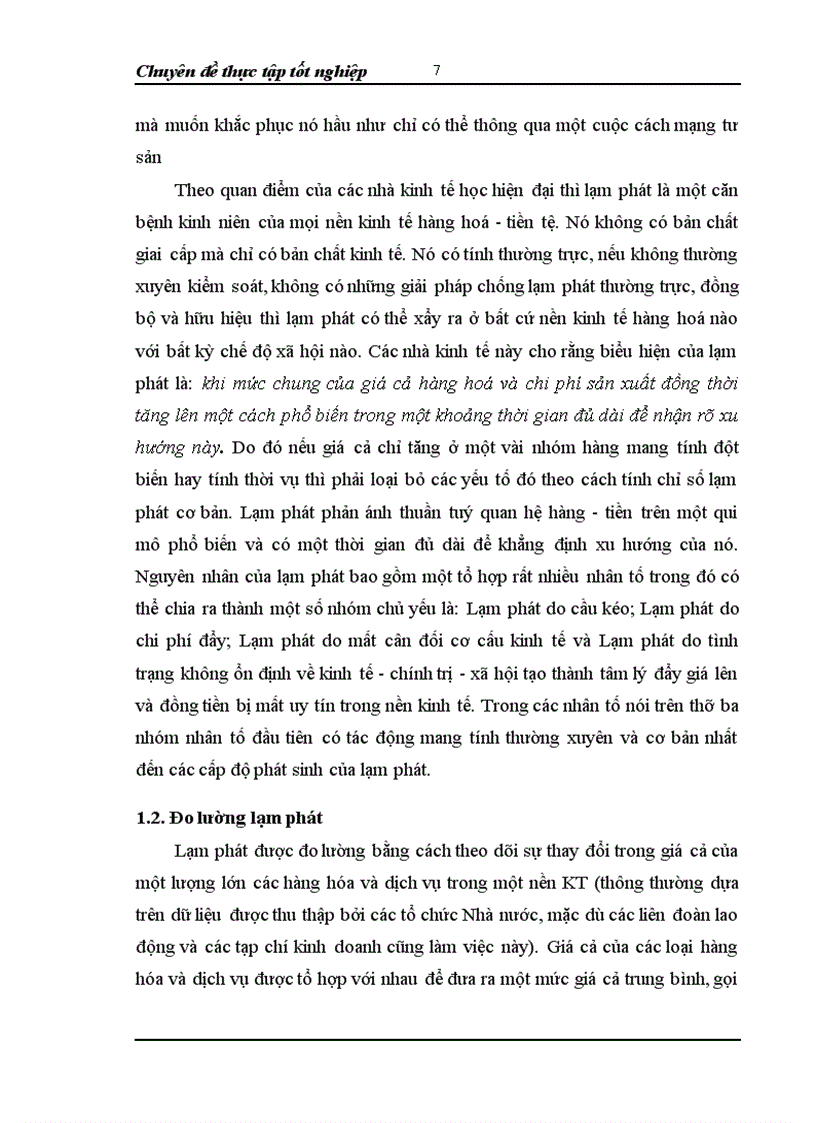 image for page Phân tích tác động của nhân tố cơ bản tới lạm phát ở VN