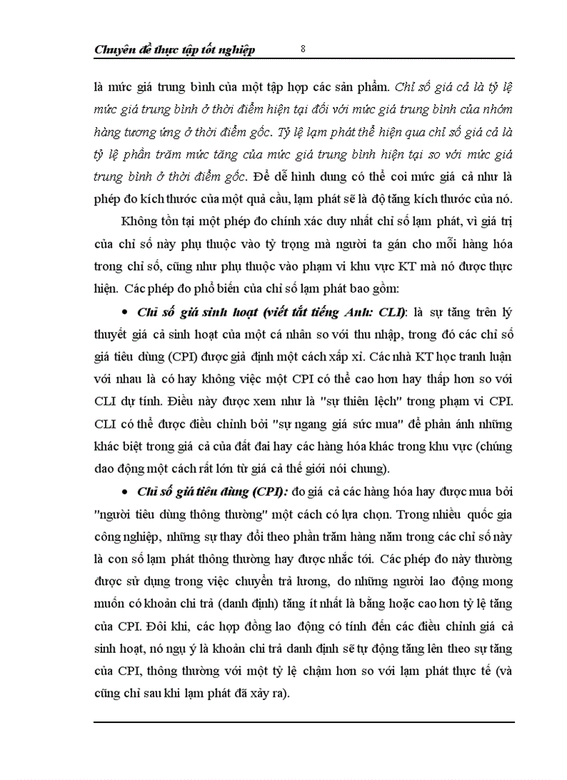 image for page Phân tích tác động của nhân tố cơ bản tới lạm phát ở VN