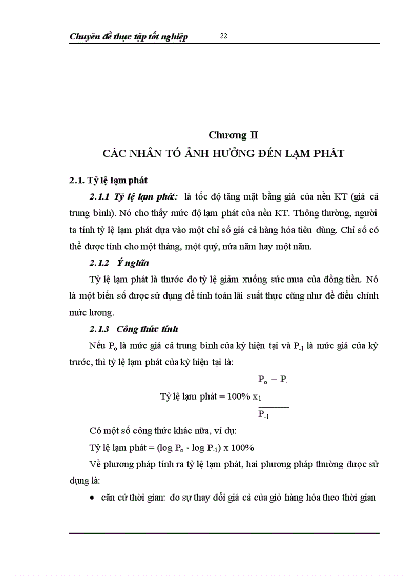 image for page Phân tích tác động của nhân tố cơ bản tới lạm phát ở VN