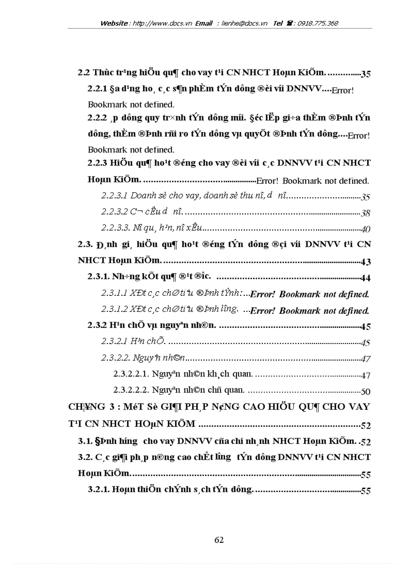 image for page Nâng cao hiệu quả hoạt động cho vay đối với doanh nghiệp vừa và nhỏ tại chi nhánh NHCT Hoàn Kiếm Thực trạng và giải pháp