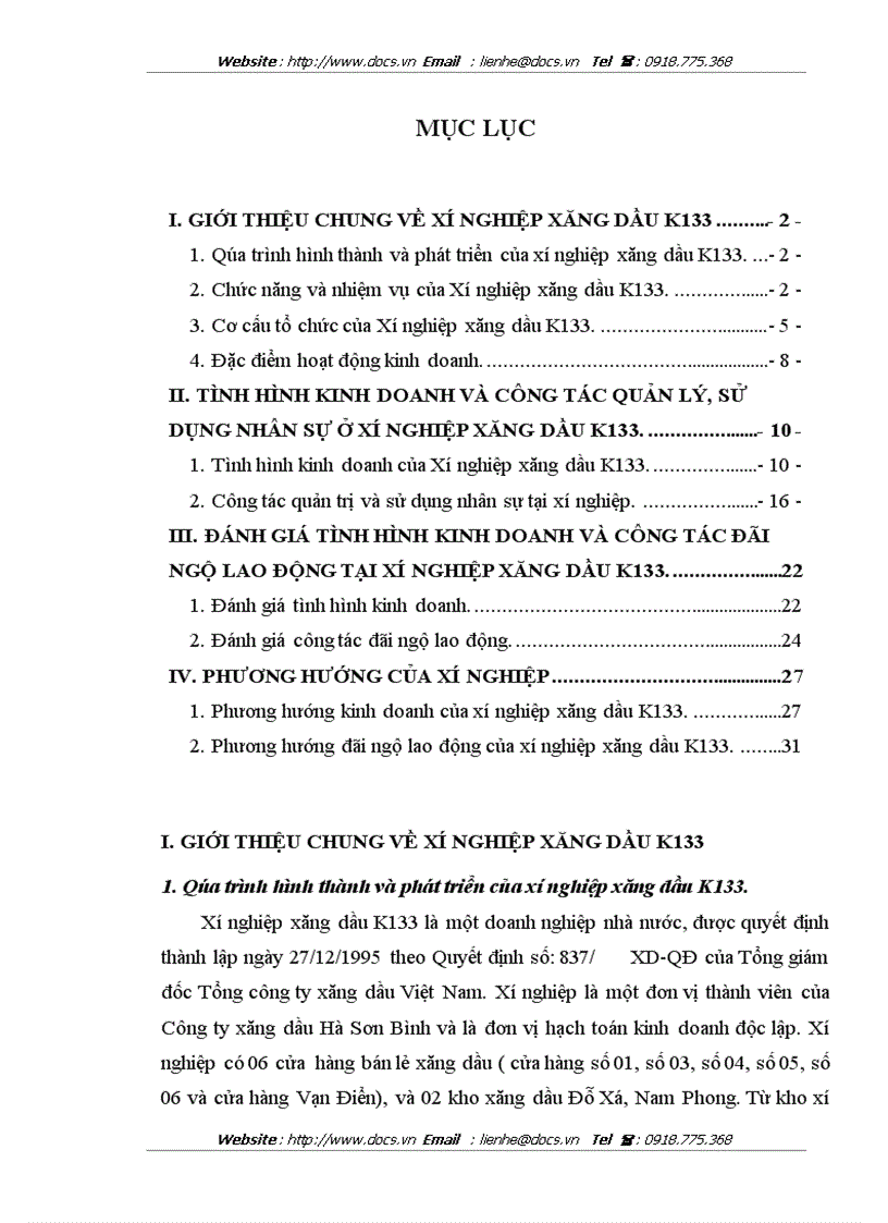 image for page Tại Xí nghiệp xăng dầu K133