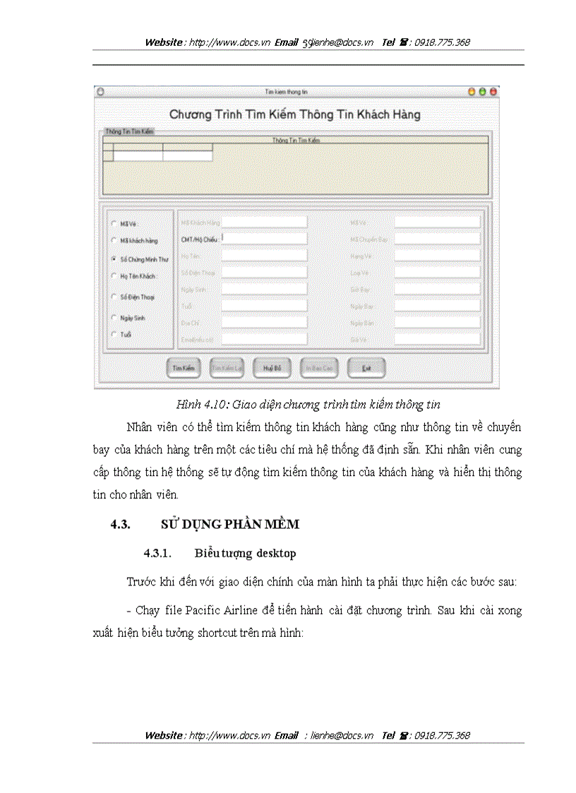 image for page Xây dựng hệ thống quản lý chuyến bay và bán vé máy bay cho hãng Pacific Airline
