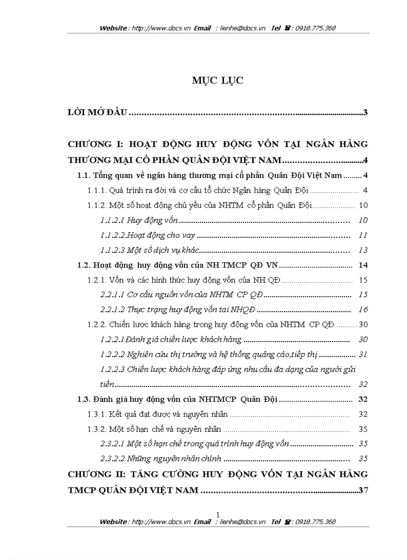 image for page Hoạt động và giải pháp tăng cường huy động vốn tại ngân hàng NHTMCP Quân Đội MB Việt Nam