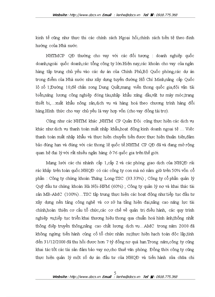 image for page Hoạt động và giải pháp tăng cường huy động vốn tại ngân hàng NHTMCP Quân Đội MB Việt Nam