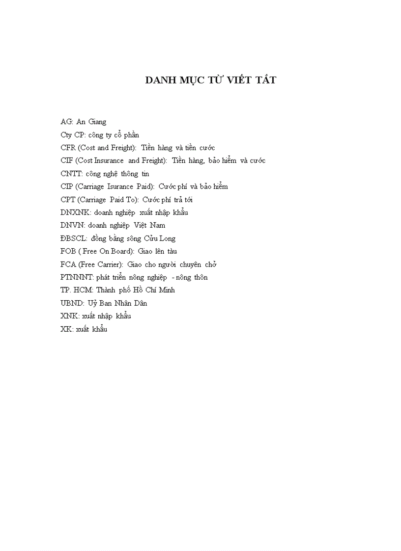 image for page Phân tích thực trạng xuất khẩu gạo của công ty cổ phần du lịch An Giang và các biện pháp đẩy mạnh xuất khẩu gạo