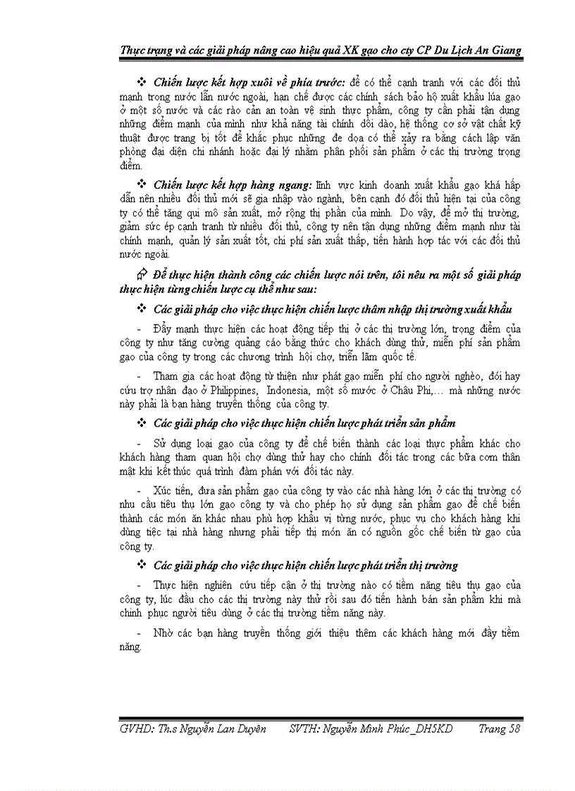 image for page Phân tích thực trạng xuất khẩu gạo của công ty cổ phần du lịch An Giang và các biện pháp đẩy mạnh xuất khẩu gạo