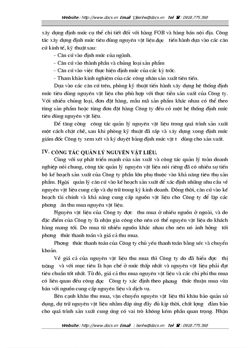 image for page Tổ chức công tác hạch toán nguyên vật liệu ở Công ty CP may Hồ Gươm