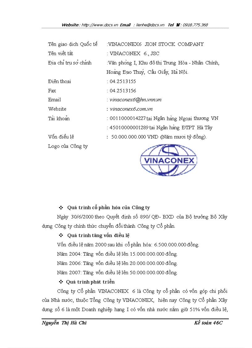 image for page Hoa n thiê n kế toán chi phi sa n xuâ t va ti nh gia tha nh sa n phâ m tại Công ty Cô phâ n VINACONEX 6